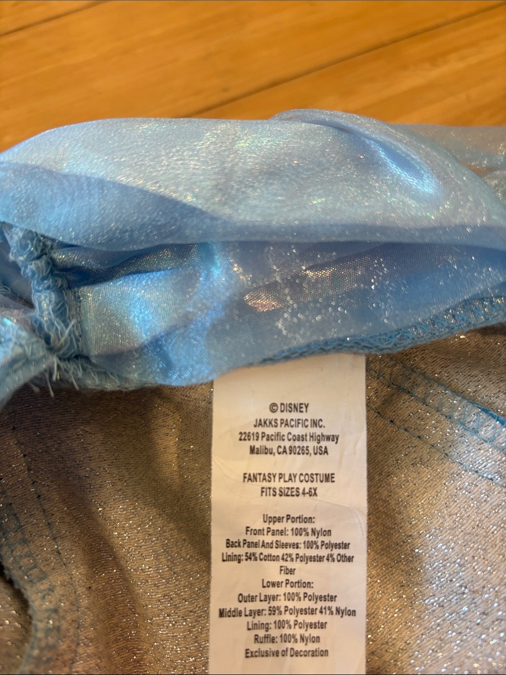 Disney Cinderella princess dress. Size 4-6 - Picture 3 of 8